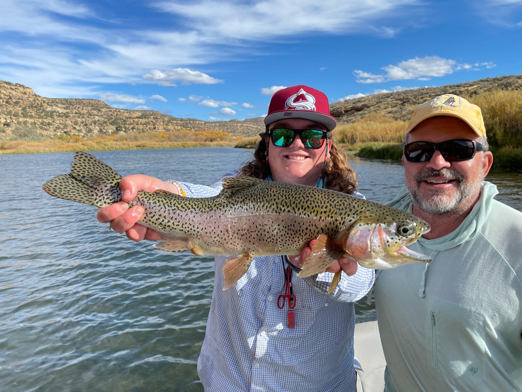 Catch big trout fly fishing the san juan river with rainbow lodge.
